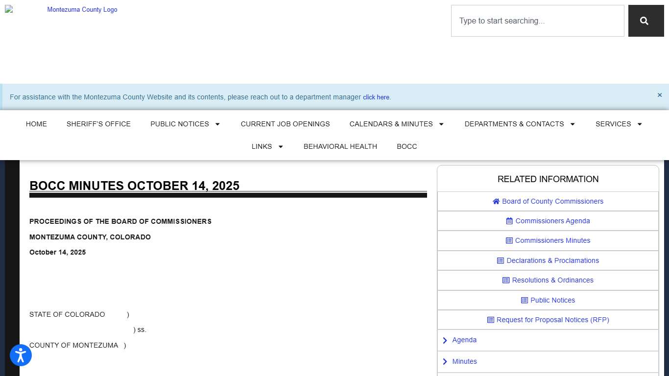 BOCC Minutes October 14, 2025 <